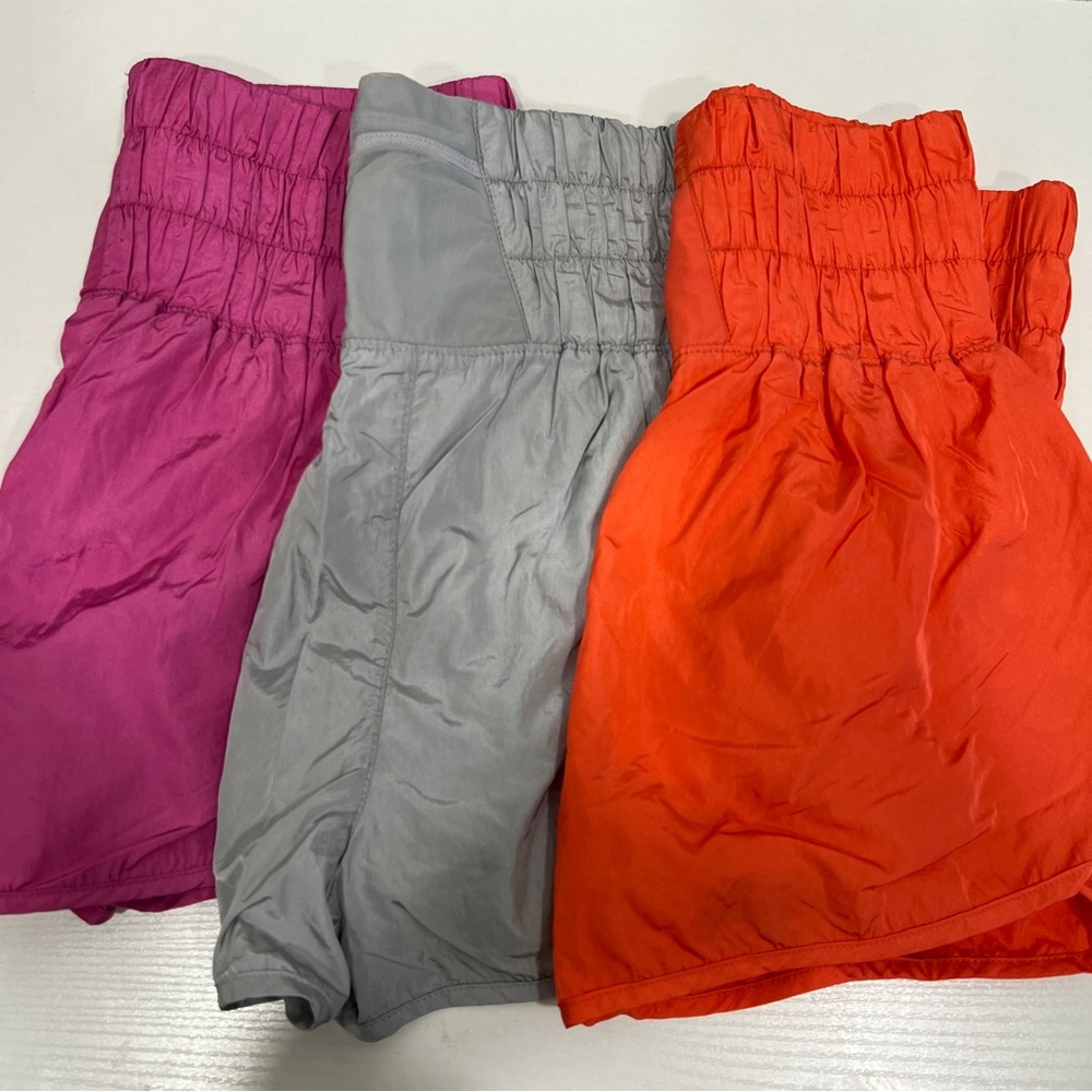 FP Movement Women's The Way Home Shorts - Pink/Gray/Orange - Set of 3 - Medium